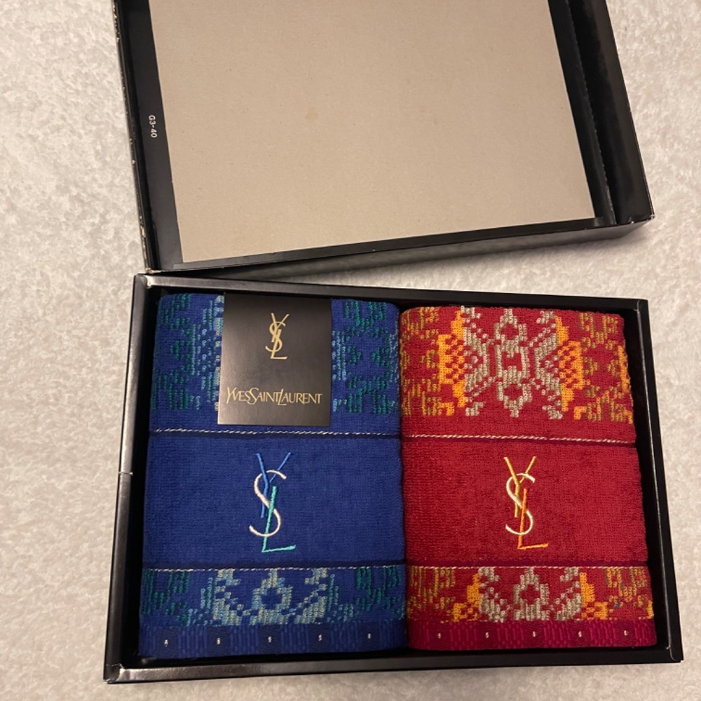 Vintage Yves Saint Laurent Towel Set – New in Box YSL rare the Collection - Picture 8 of 8